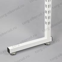 Стойка перфорированная, опора односторонняя приварная TPQ1-3000/TPQ7(бел)