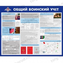 Информационный стенд "Воинский учет" СИ-17