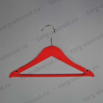 Вешалка-плечики пластиковая для детской одежды, красная В-219(красн)