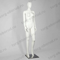 Манекен женский глянцевый в полный рост, для магазина WA99(бел гл)