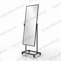 Зеркало напольное для примерки в полный рост, черная рама T01(black)
