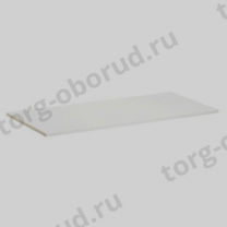 Полка из ДСП для оборудования магазина, цвет белый ДСП-600х300х16(бел)