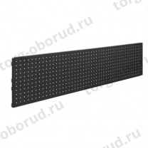 Задняя стенка перфорированная, 1200х300 мм, цвет черный муар MD-GLS.303C(черн)
