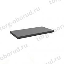Полка металлическая, 600х300 мм, цвет черный муар MD-GLPR 51P/600(черн)
