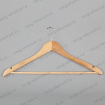 Вешалка деревянная 450 мм, размер одежды: 44-46(М) C30N(светл)